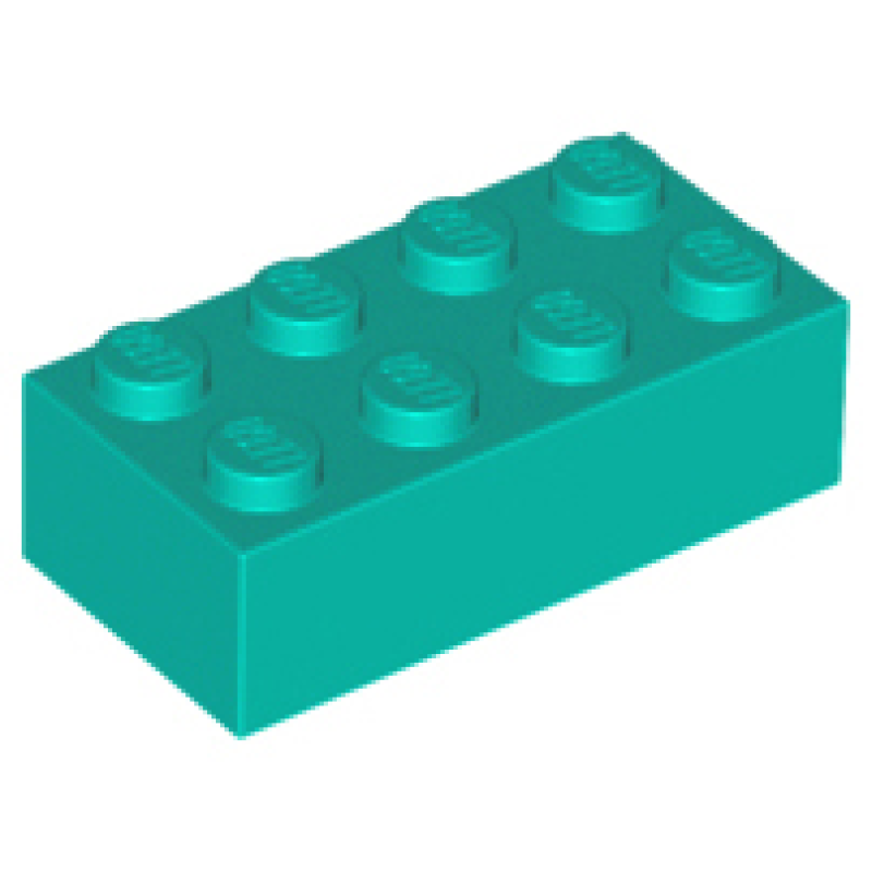 Steen 2x4 Dark Turquoise